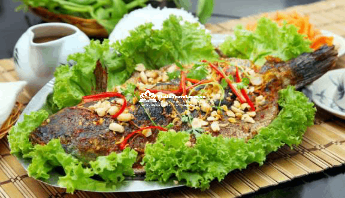 Cá lóc nướng trui