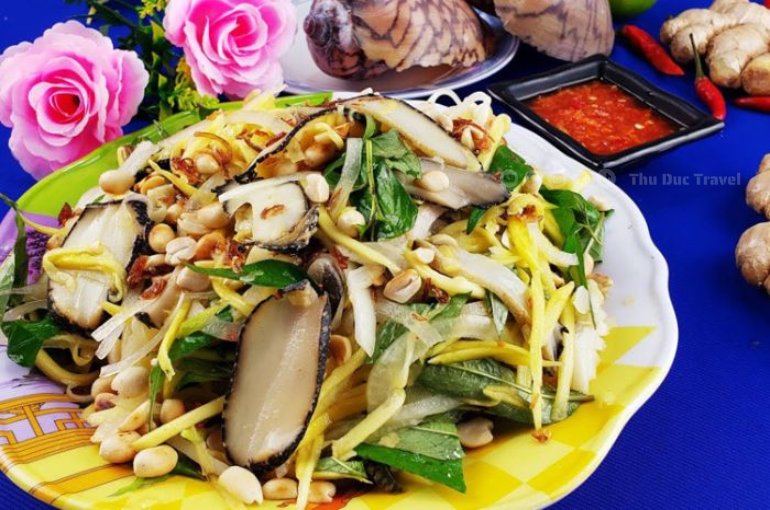 Gỏi Ốc Giác Bình Thuận – Giòn Dai, Chua Cay, Đậm Vị Biển